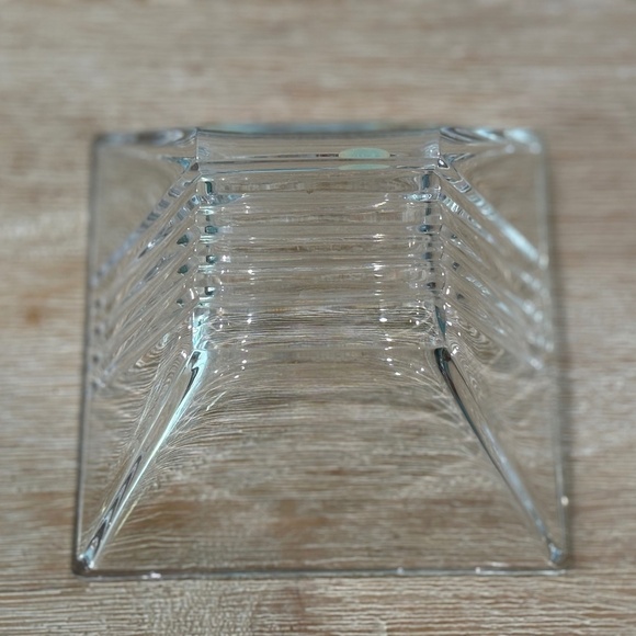 Tiffany & Company Metropolis Crystal Bowl, Size 4” Square - Picture 3 of 5
